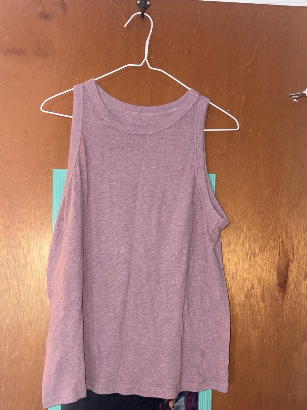 A new day linen tank